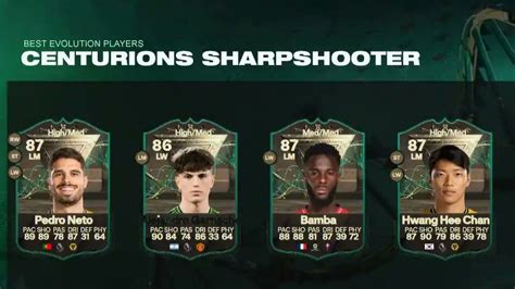 On November 5 Electronic Arts added a brand-new evolution to EA Sports FC 24. . Centurions sharpshooter